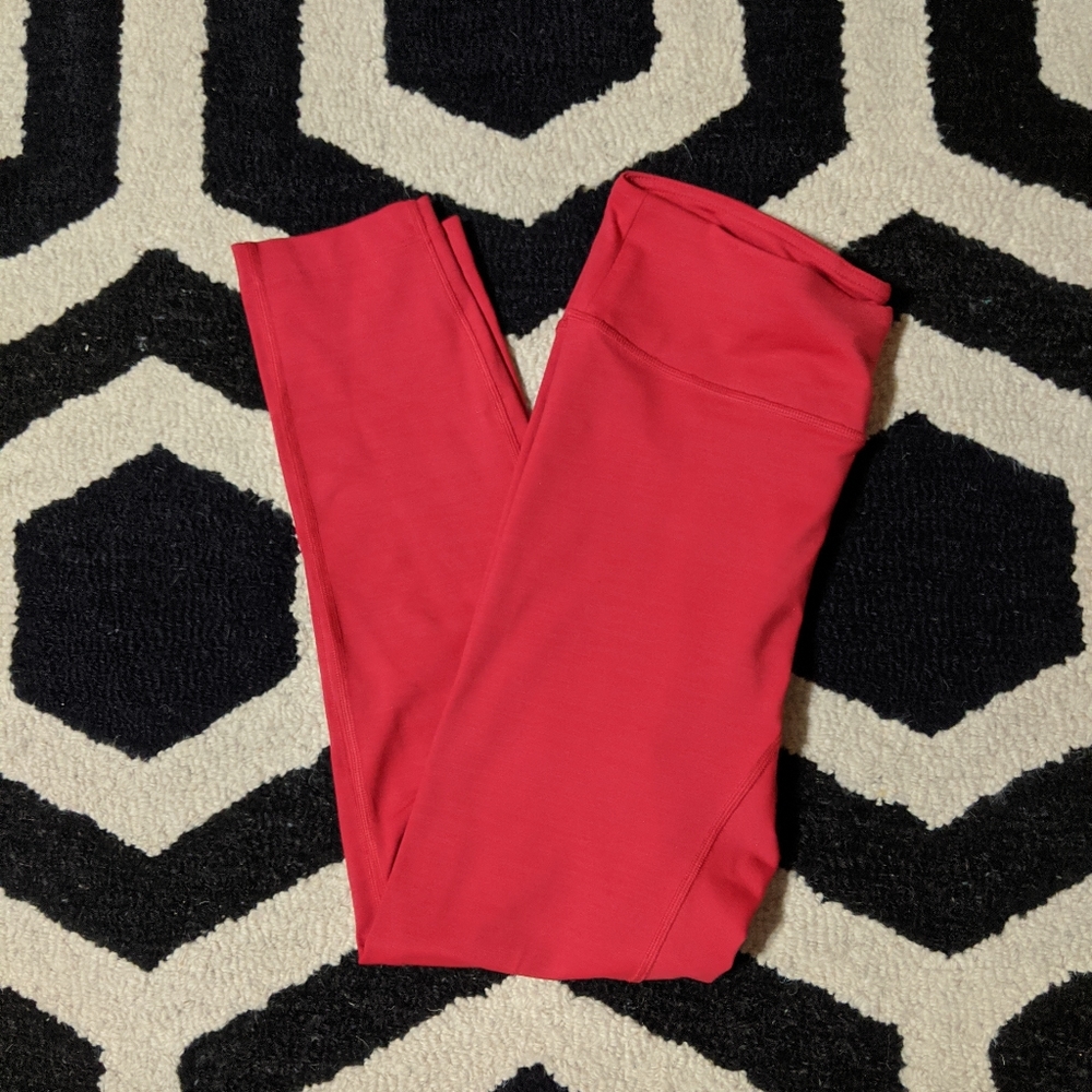 Outdoor Voices tech sweat legging red medium
